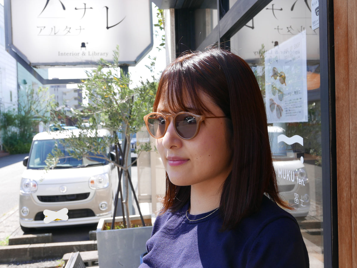Ciqi|サングラス Evans Sand Beige(LGY lens)