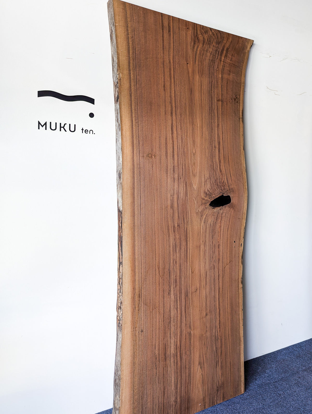 【一枚板】MUKU ten. ｜ブラックウォールナット　W2,600×D850×T55mm　BWN-2304