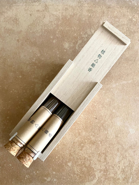 植物△線香｜GIFT BOX　桐箱(2本用)　箱のみ