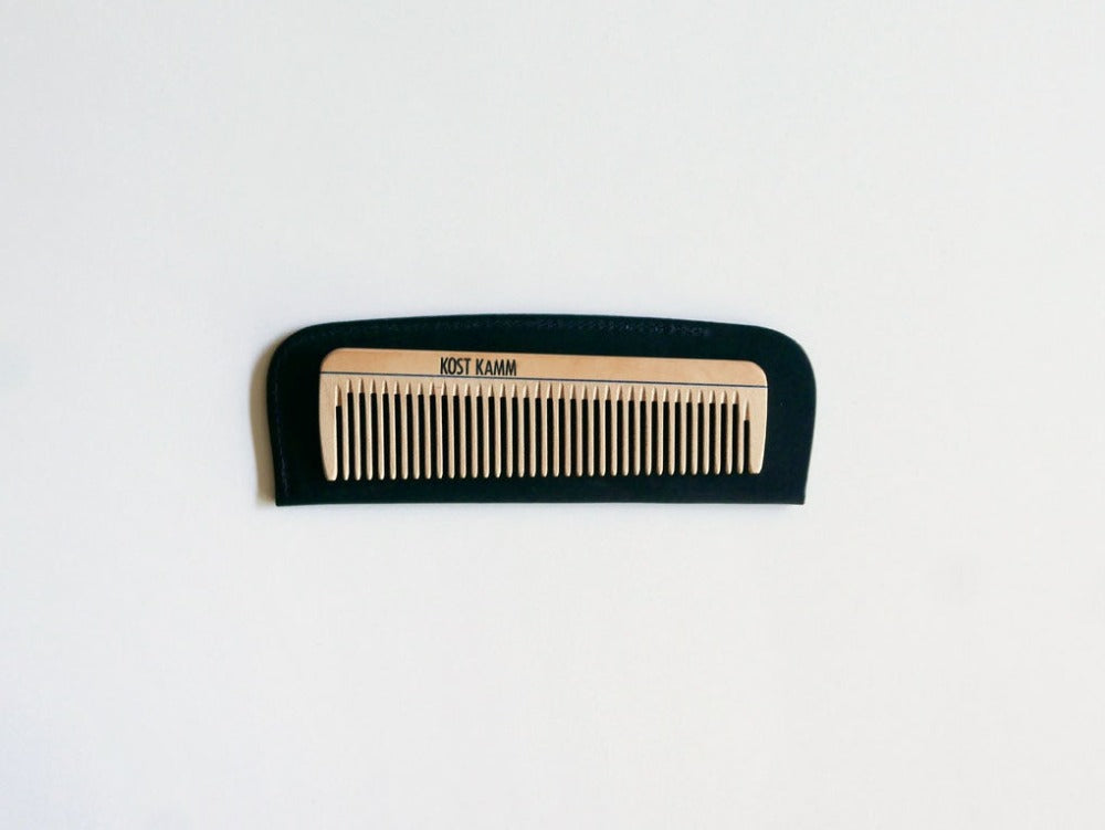 KOST KAMM｜Pocket comb 14cm/wide No.17 天然木 ヘアコーム– ハナレ