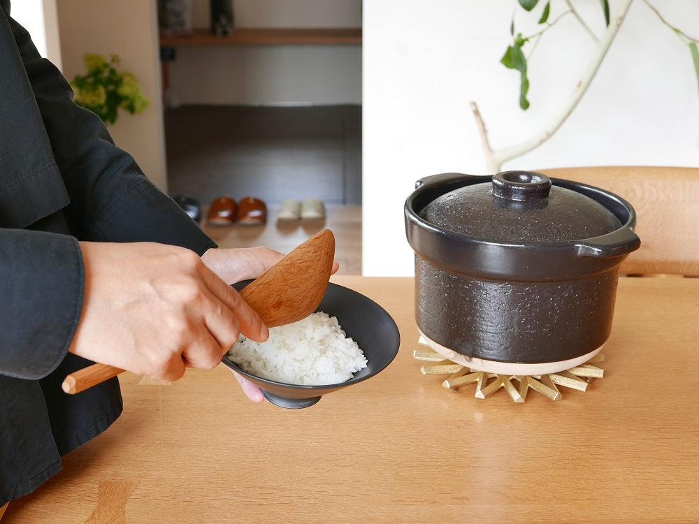 【作家もの】ヤマネミカ｜小しゃもじ　ヘラ（ヤマザクラ）　蜜ロウ