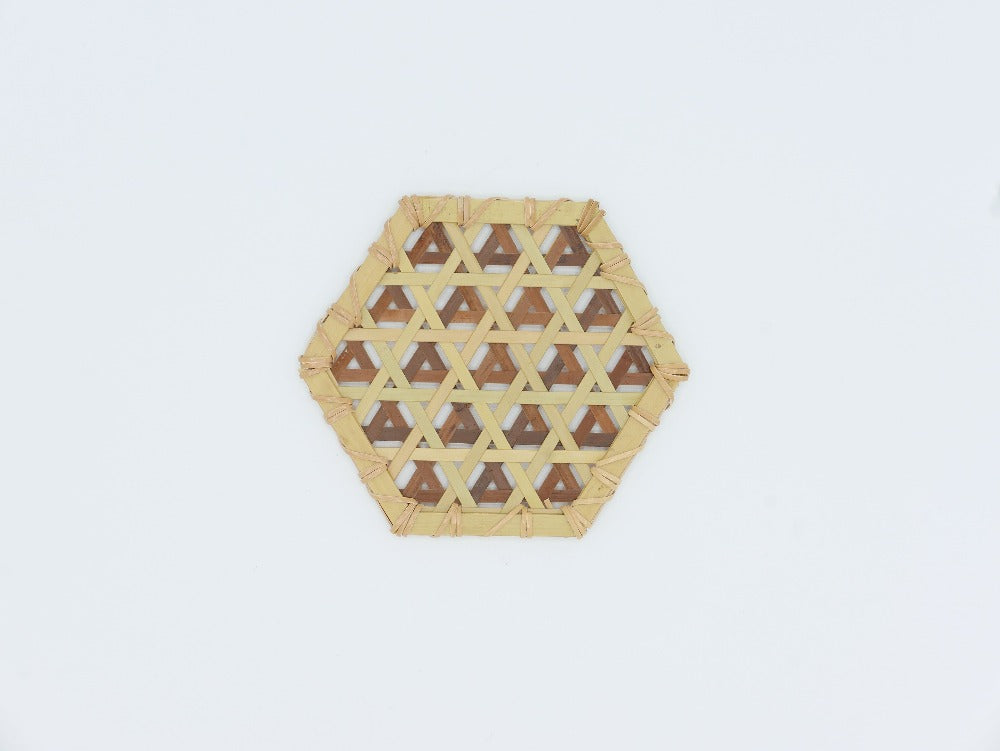 コースター 斜陽紋／六つ目網紋 桂竹 藤 台湾– ハナレアルタナ ONLINE