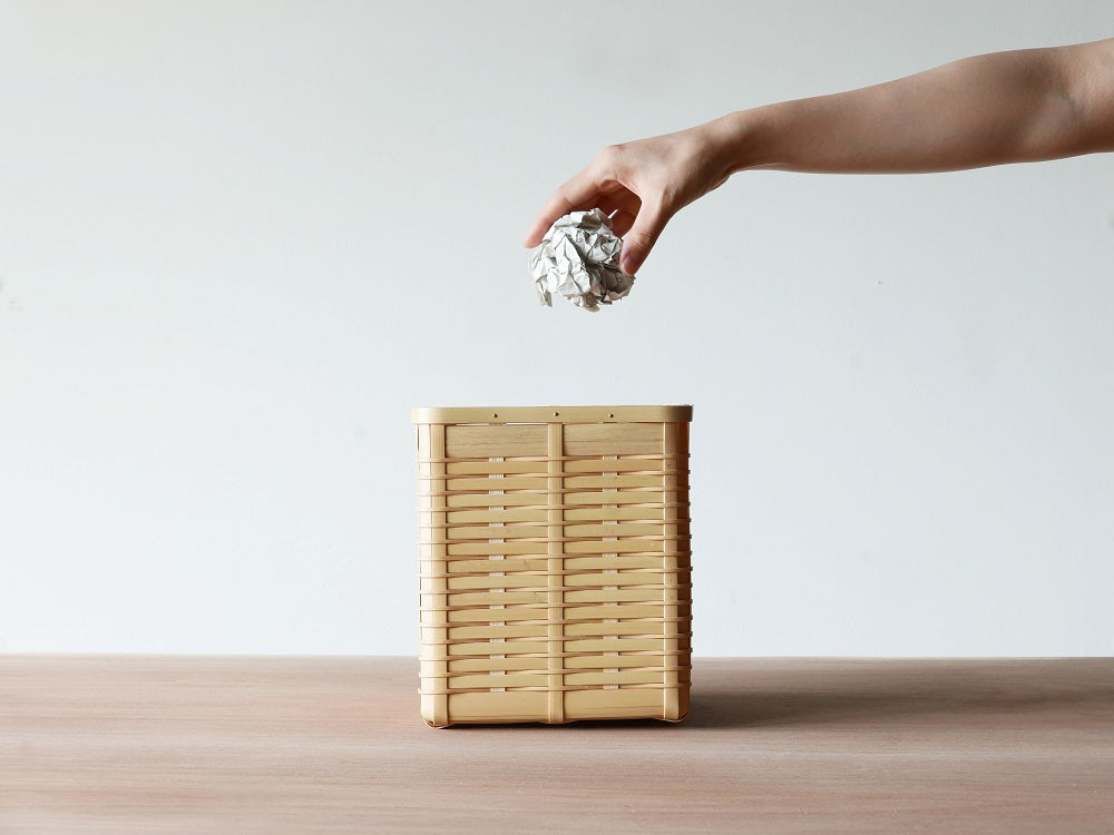 角ちりかご　バスケット　鹿児島県　真竹 角ちりかご バスケット 鹿児島県 真竹 【公式通販】