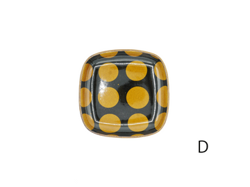 作家もの】陶芦澤｜スリップウェア 角皿 S– ハナレアルタナ ONLINE STORE