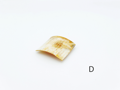KOST KAMM｜Hair Clip　スクエア　No.9539　水牛角　ヘアクリップ