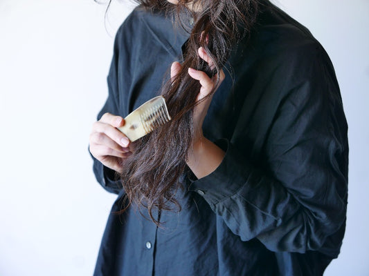 KOST KAMM｜Hairdessing comb　extra wide-narrow　15.5cm　No.40H　水牛角　ヘアコーム