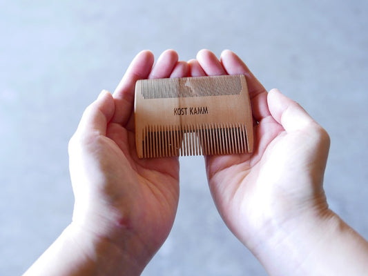 KOST KAMM｜Baby-comb　2-sides / extra narrow-narrow / 8*6cm　No.23　天然木