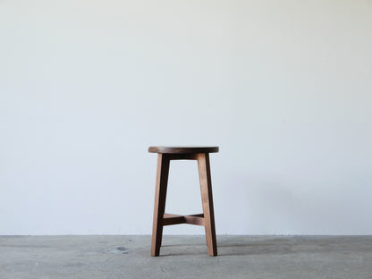 MUKU ten. mini｜「ハシキレ」丸スツール　H44cm　モンキーポッド一枚板〈B〉