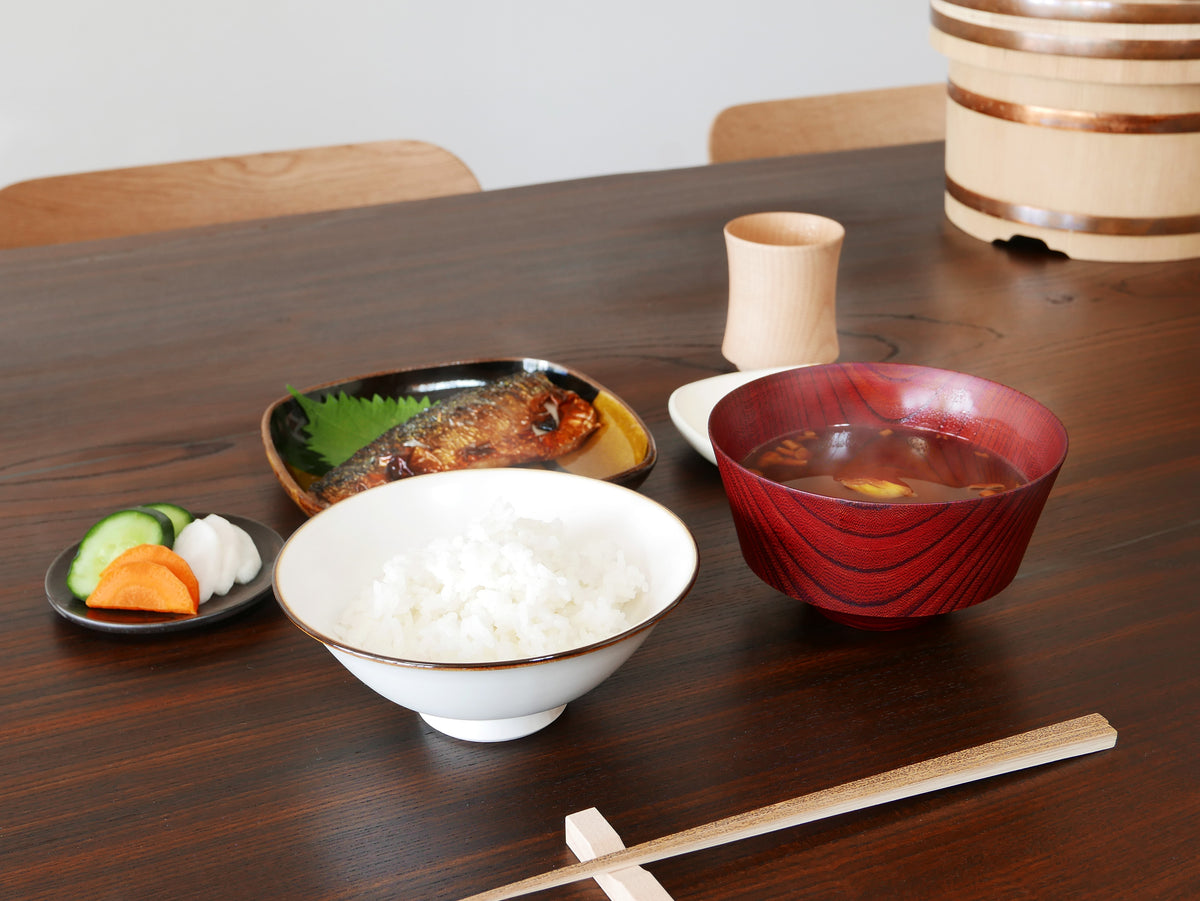 我戸幹男商店｜TSUMUGI　蓋付椀　端反