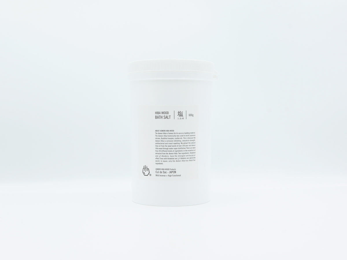 Cul de Sac｜塩風呂　HIBA WOOD BATH SALT　600g　入浴剤