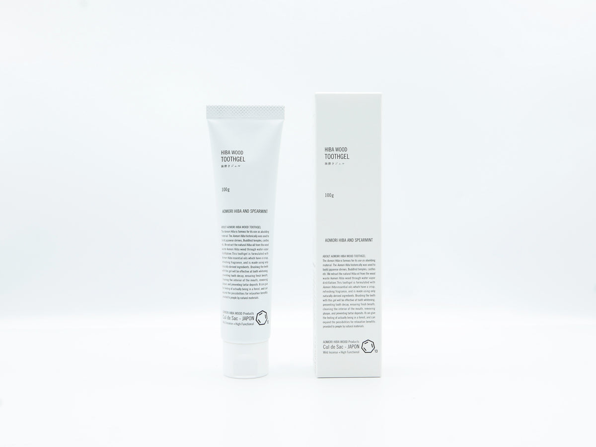 Cul de Sac｜歯磨きジェル　HIBA WOOD TOOTHGEL　100g