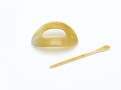KOST KAMM｜Hair ｃlip with stick　No.9436　水牛角　マジェステ