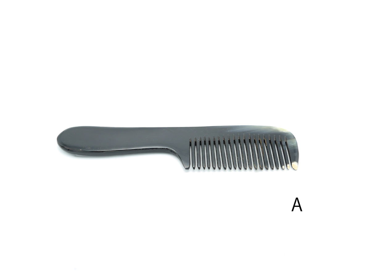 KOST KAMM｜Comb with handle　Water Buffalo Horn/wide/17.5cm　No.60H　水牛角
