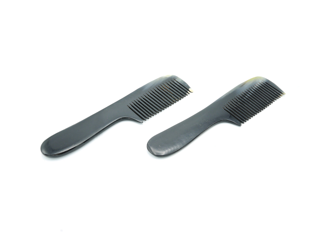 KOST KAMM｜Comb with handle　Water Buffalo Horn/wide/17.5cm　No.60H　水牛角