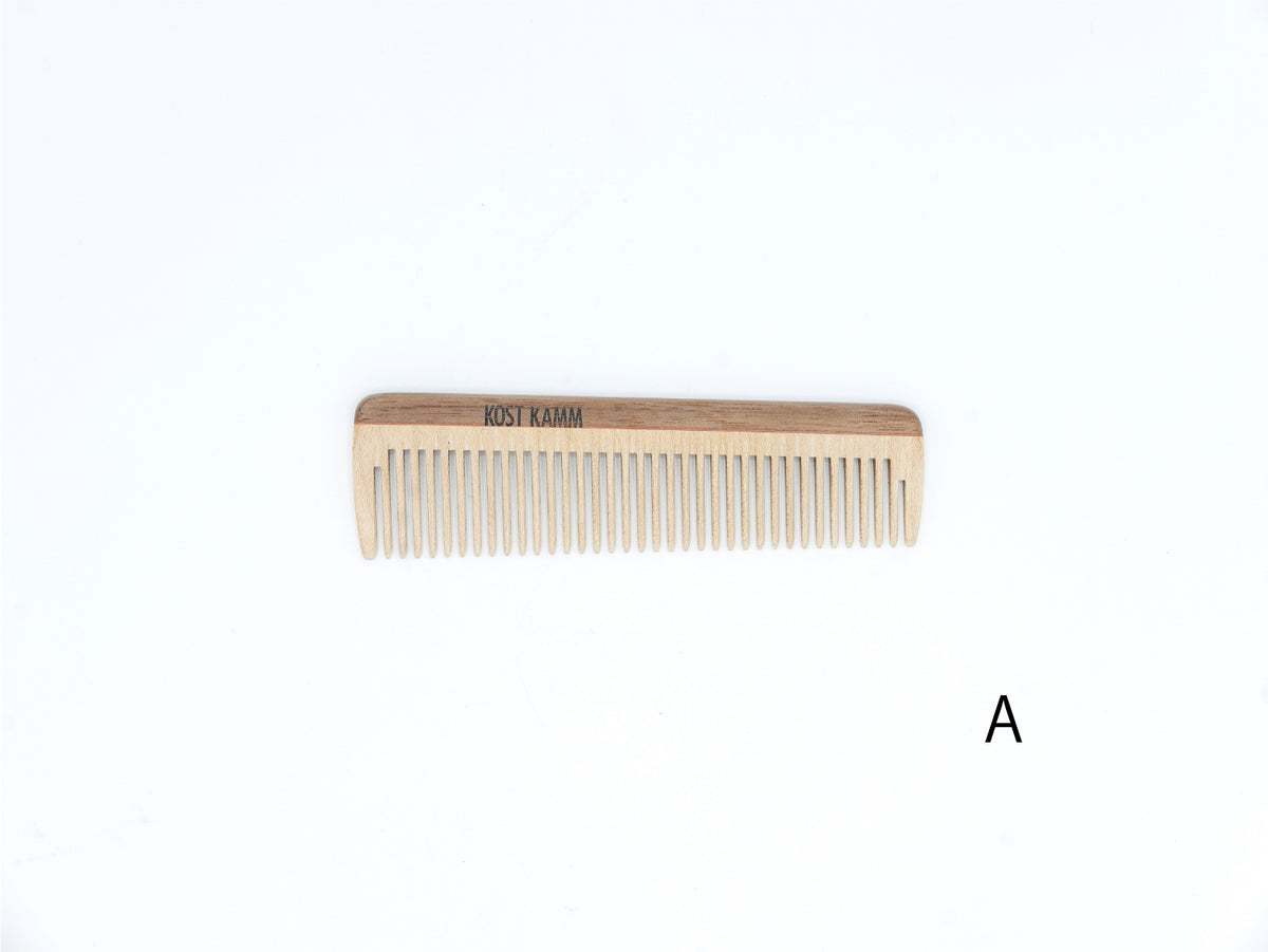 KOST KAMM｜Pocket comb　14cm/wide　No.17　天然木　ヘアコーム