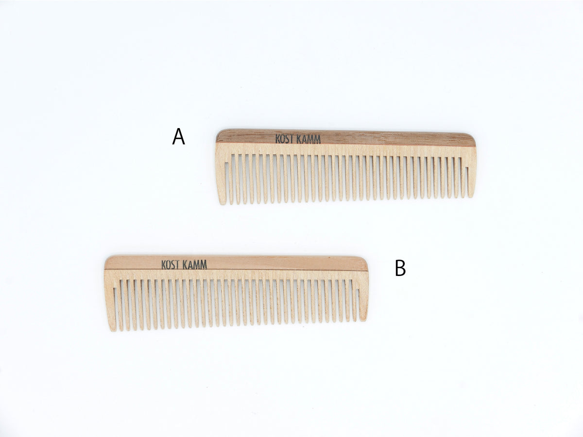 KOST KAMM｜Pocket comb　14cm/wide　No.17　天然木　ヘアコーム