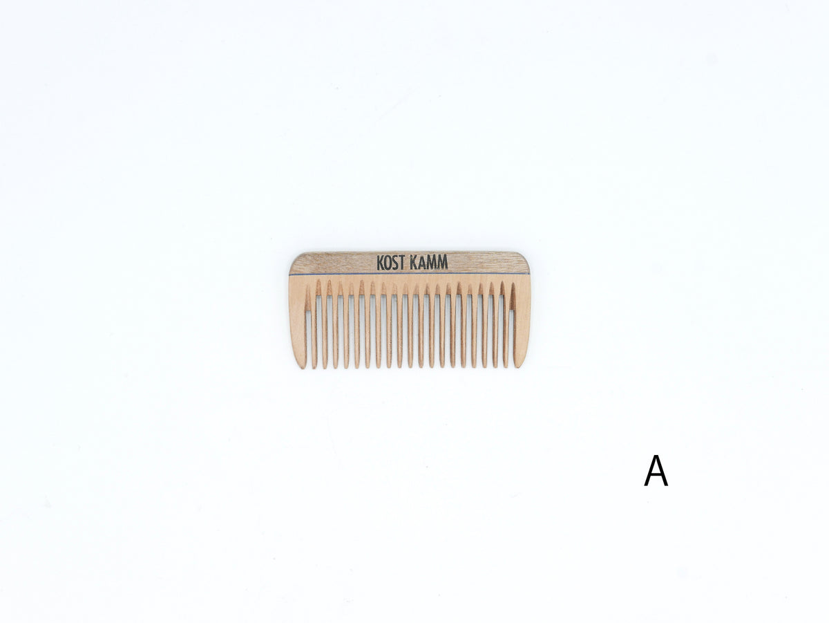 KOST KAMM｜Mini pocket comb　8cm/wide　No.19　天然木　ヘアコーム