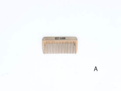 KOST KAMM｜Mini pocket comb　8cm/wide　No.19　天然木　ヘアコーム