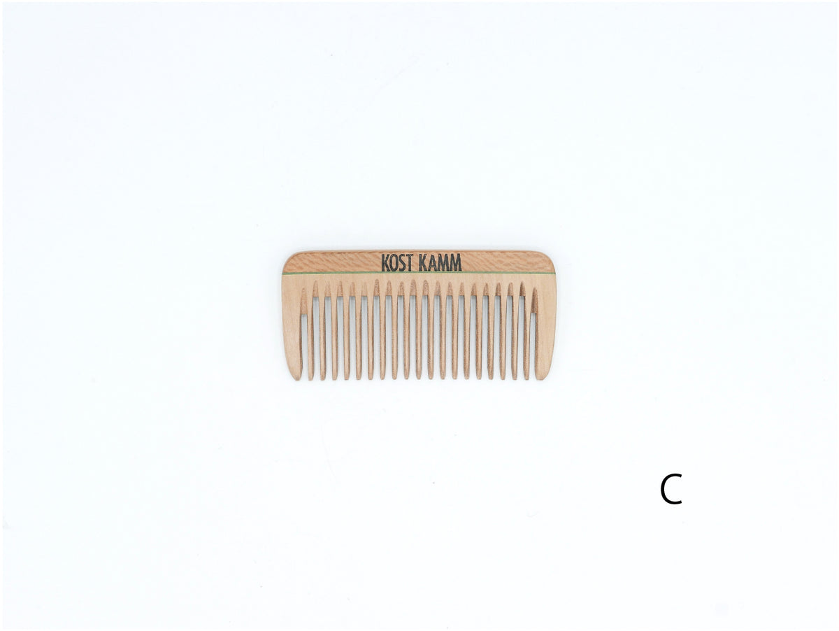 KOST KAMM｜Mini pocket comb　8cm/wide　No.19　天然木　ヘアコーム