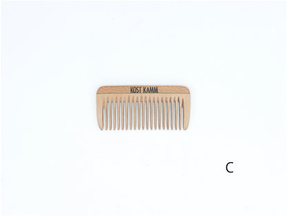 KOST KAMM｜Mini pocket comb　8cm/wide　No.19　天然木　ヘアコーム