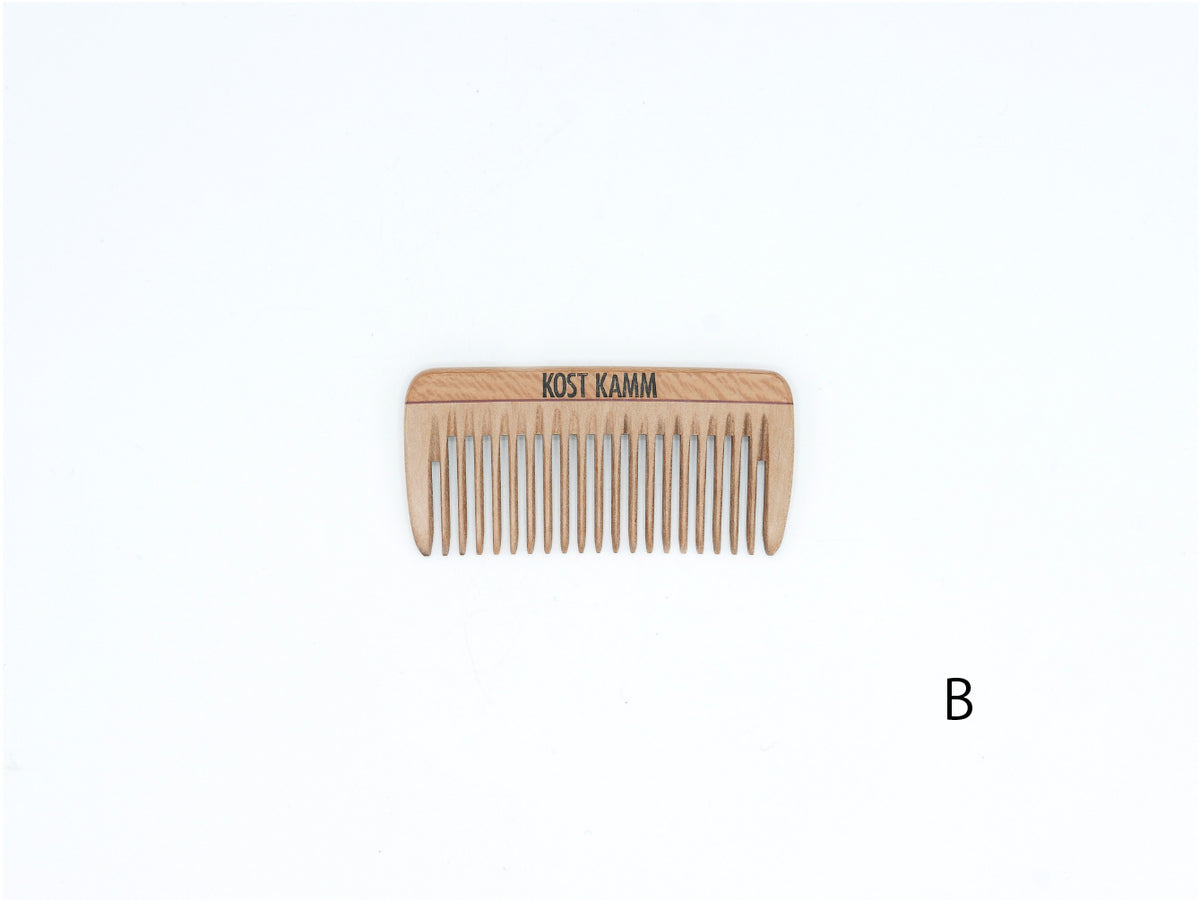 KOST KAMM｜Mini pocket comb　8cm/wide　No.19　天然木　ヘアコーム