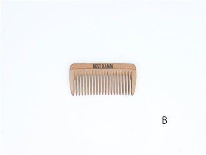 KOST KAMM｜Mini pocket comb　8cm/wide　No.19　天然木　ヘアコーム