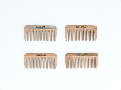 KOST KAMM｜Mini pocket comb　8cm/wide　No.19　天然木　ヘアコーム