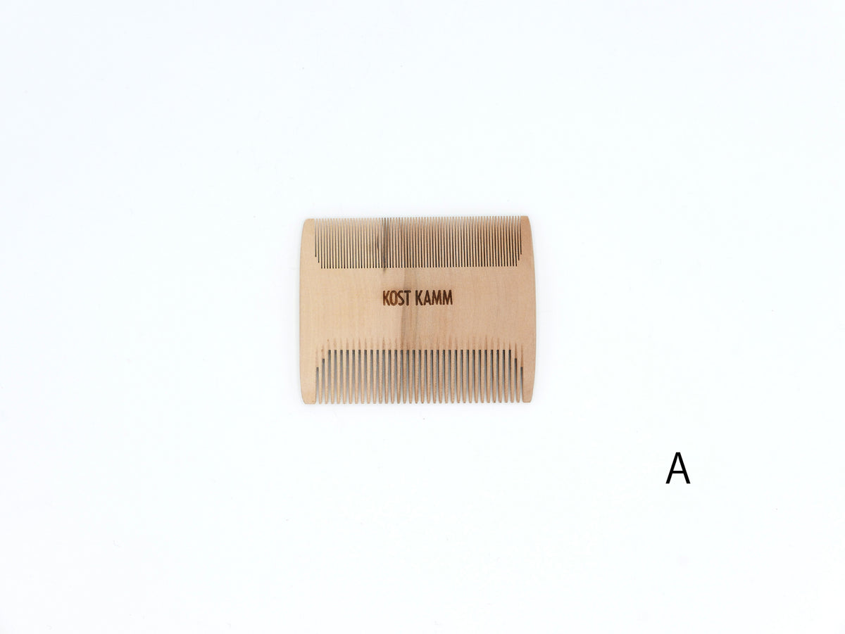 KOST KAMM｜Baby-comb　2-sides / extra narrow-narrow / 8*6cm　No.23　天然木
