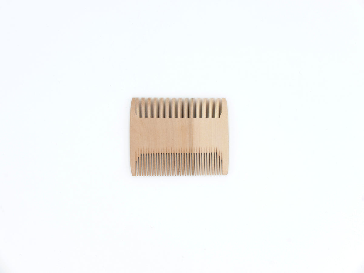 KOST KAMM｜Baby-comb　2-sides / extra narrow-narrow / 8*6cm　No.23　天然木