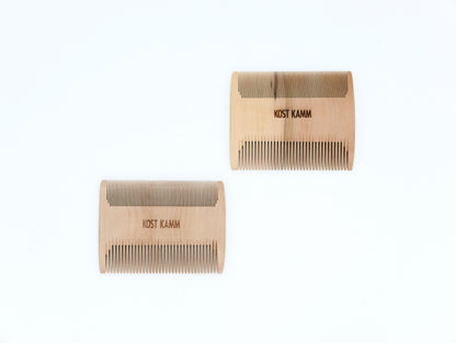 KOST KAMM｜Baby-comb　2-sides / extra narrow-narrow / 8*6cm　No.23　天然木