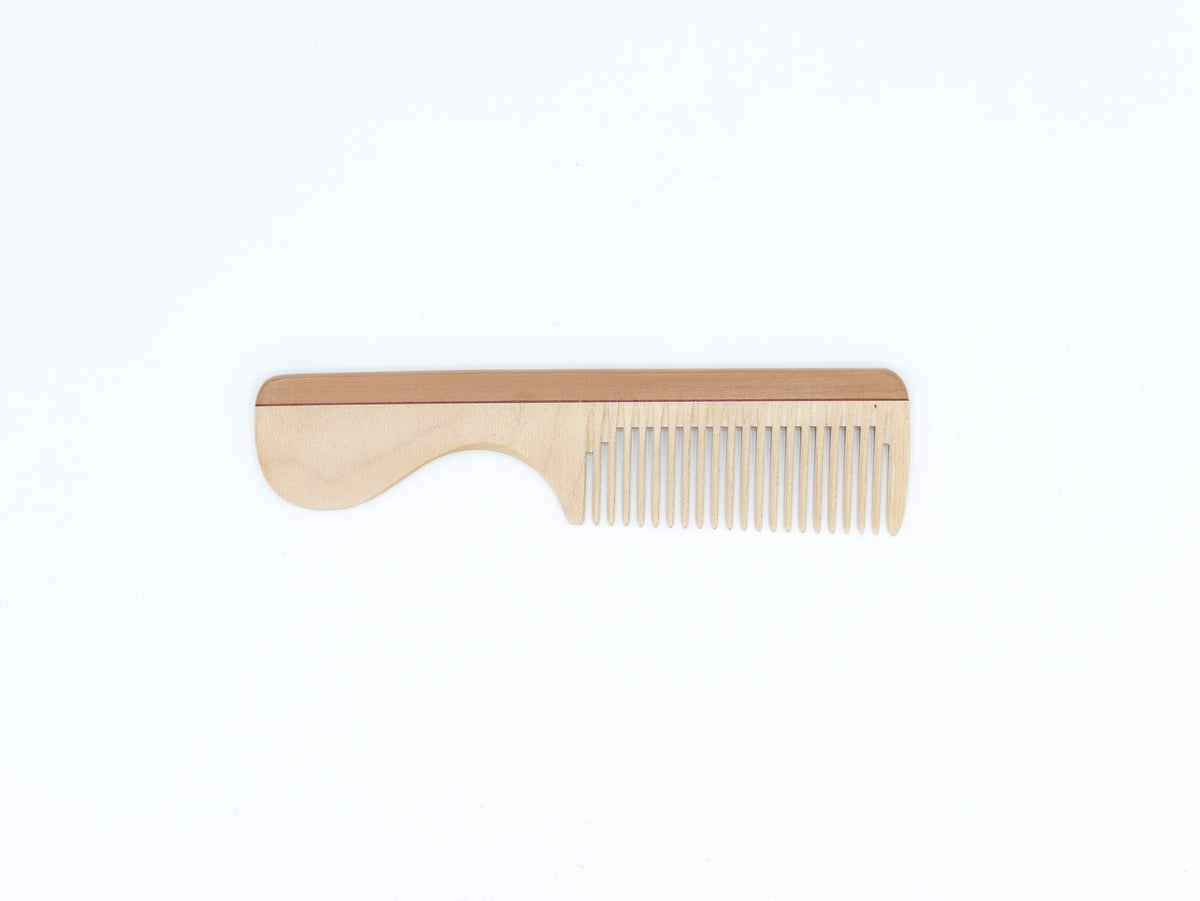 KOST KAMM｜Comb with Handle 16cm/wide　No.7　天然木
