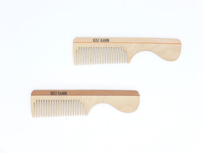 KOST KAMM｜Comb with Handle 16cm/wide　No.7　天然木