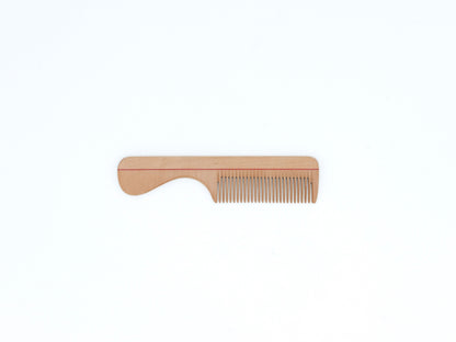 KOST KAMM｜Beard comb with handle　12cm / wide　No.215　天然木　ヘアコーム