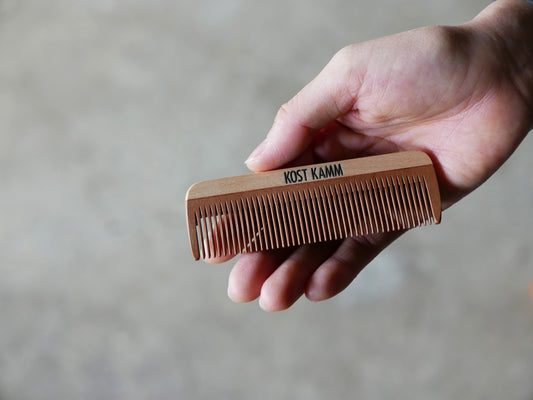 KOST KAMM｜Pocket comb　10cm / narrow　No.200　天然木　ヘアコーム