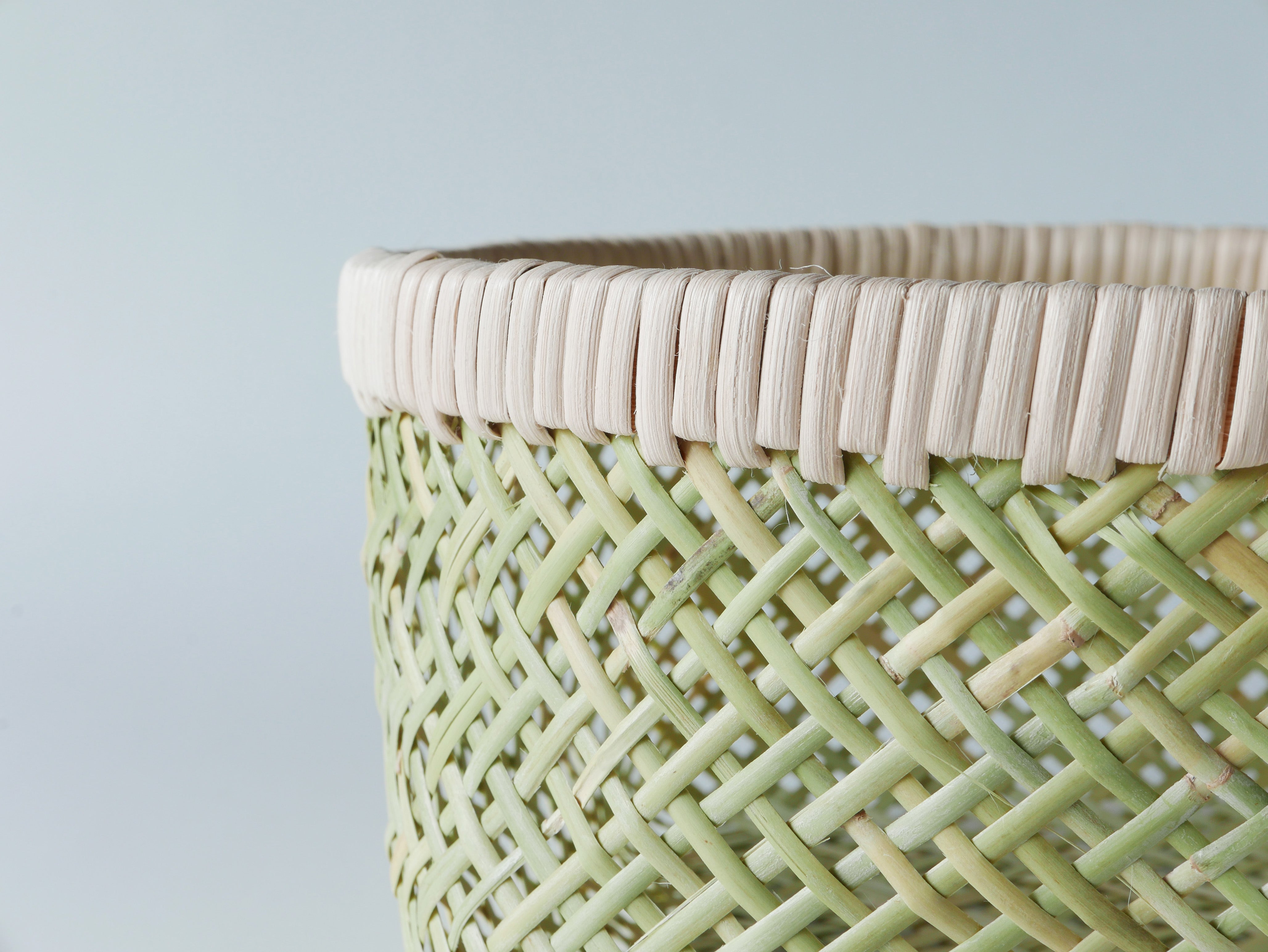 丸かご 岩手県 すず竹 透かし編み– ハナレアルタナ ONLINE STORE