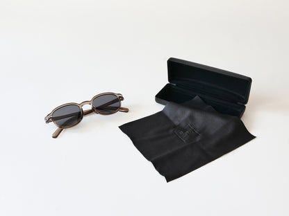 Ciqi｜サングラス　Hein　Brown Gray（GY lens / LGY lens）ハードケース付き