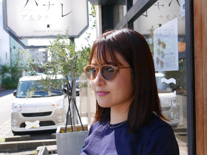 Ciqi｜サングラス　Evans　Sand Beige（LGY lens）