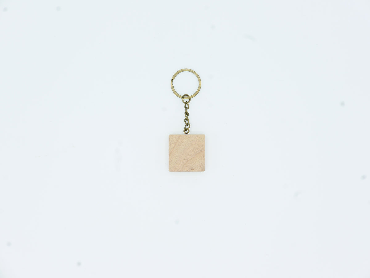 MUKU ten.mini｜「ハシキレ」キーホルダー（スクエア型）