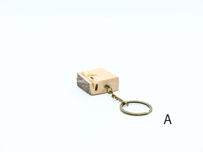 MUKU ten.mini｜「ハシキレ」キーホルダー（耳付き）　小