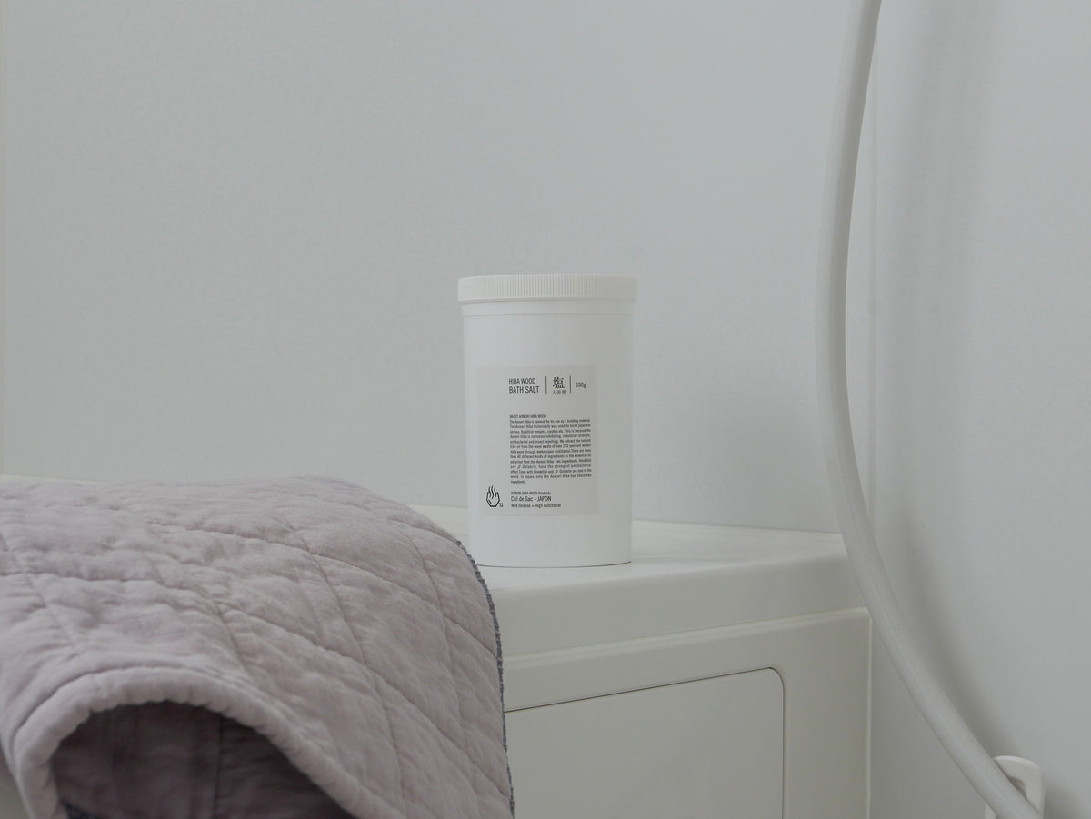 Cul de Sac｜塩風呂　HIBA WOOD BATH SALT　600g　入浴剤