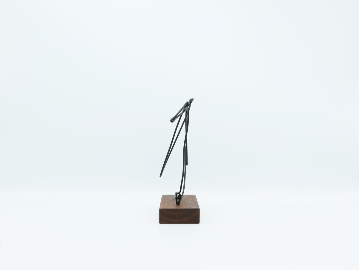 【作家もの】岡部稔｜ワイヤースケッチ -161｜W15 × H14 cm