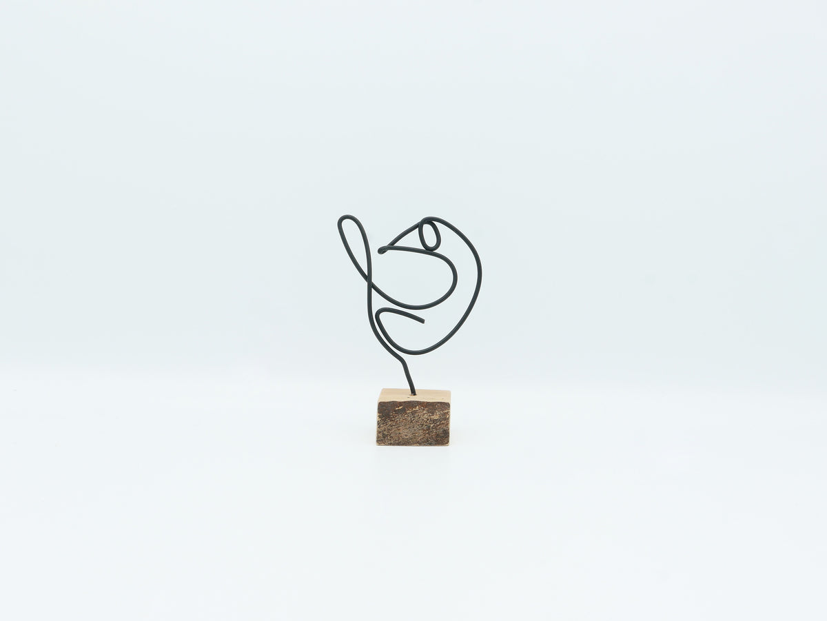 【作家もの】岡部稔｜ワイヤースケッチ -159｜W5.8 × 9.2cm
