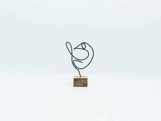 【作家もの】岡部稔｜ワイヤースケッチ -159｜W5.8 × 9.2cm