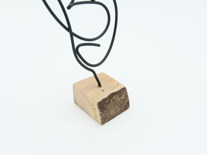 【作家もの】岡部稔｜ワイヤースケッチ -159｜W5.8 × 9.2cm