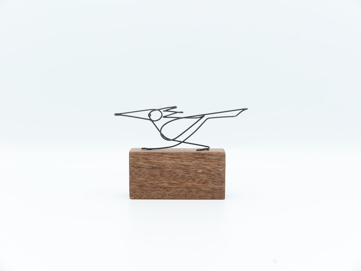 【作家もの】岡部稔｜ワイヤースケッチ -168｜W8.3 × H5.8 cm