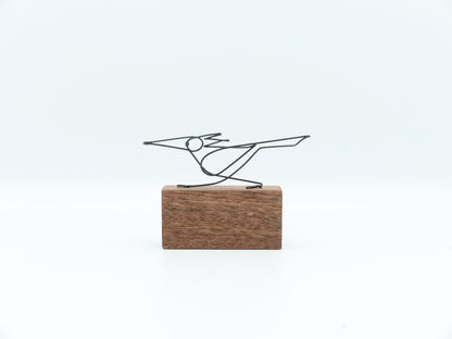 【作家もの】岡部稔｜ワイヤースケッチ -168｜W8.3 × H5.8 cm