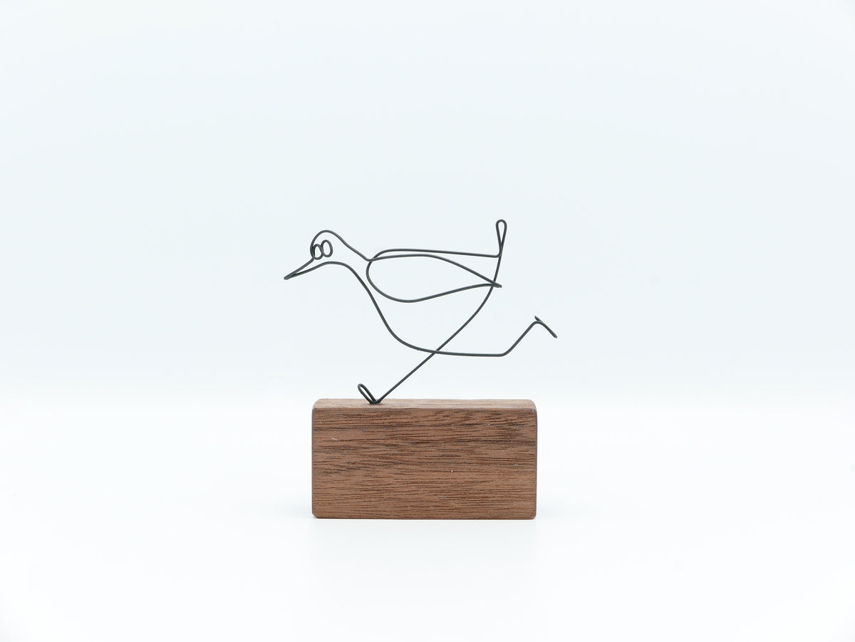 【作家もの】岡部稔｜ワイヤースケッチ -169｜W7.5 × H8 cm