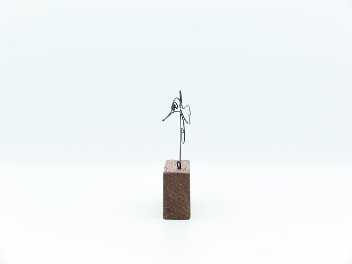 【作家もの】岡部稔｜ワイヤースケッチ -169｜W7.5 × H8 cm