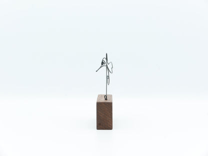 【作家もの】岡部稔｜ワイヤースケッチ -169｜W7.5 × H8 cm