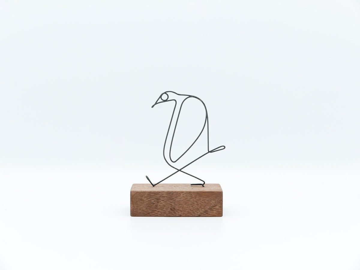 【作家もの】岡部稔｜ワイヤースケッチ -170｜W6 × H8.1 cm